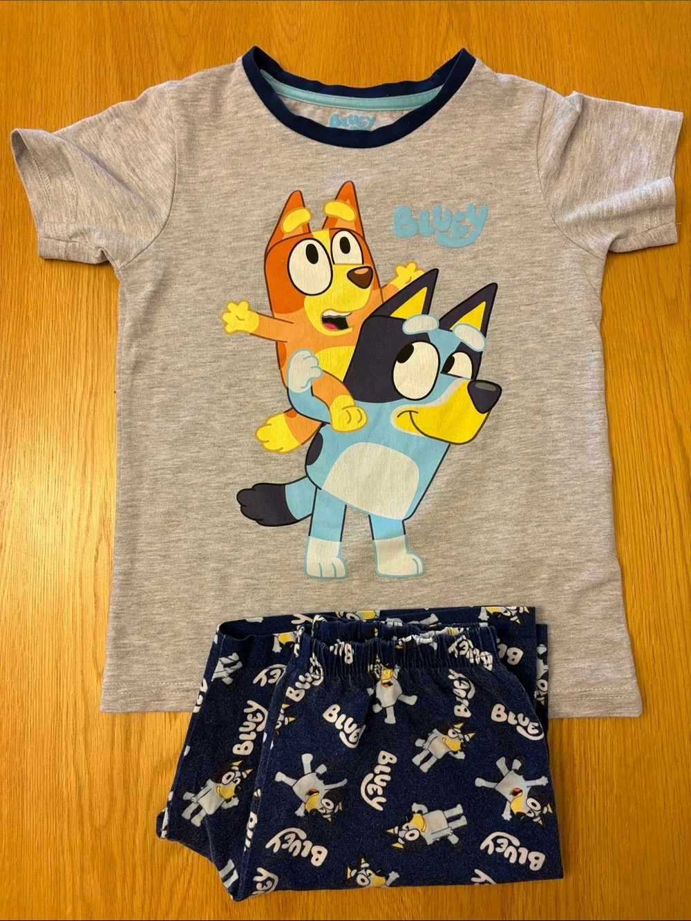 Boys 'Bluey' Two-Piece Pajama Set, age 7-8 years